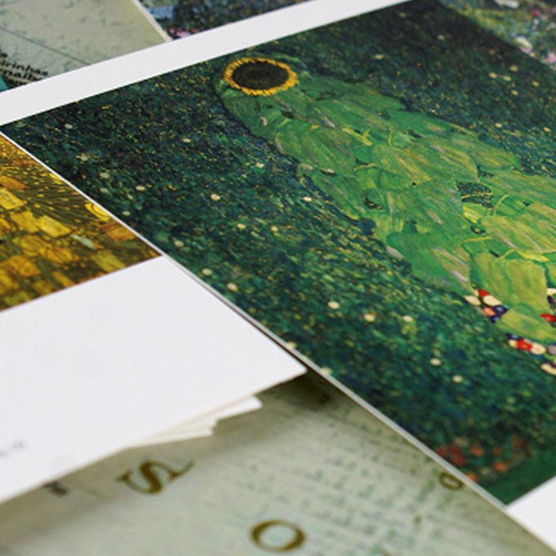 30sheets Klimt Famous Paintings Reproductions Art Postcard