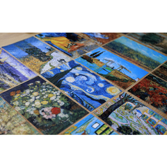 30pcs Van Gogh Art Painting Postcards Blessing Message Greeting Cards