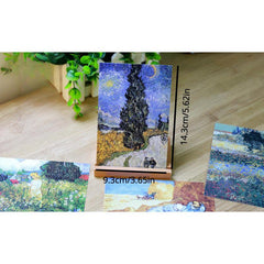 30pcs Van Gogh Art Painting Postcards Blessing Message Greeting Cards
