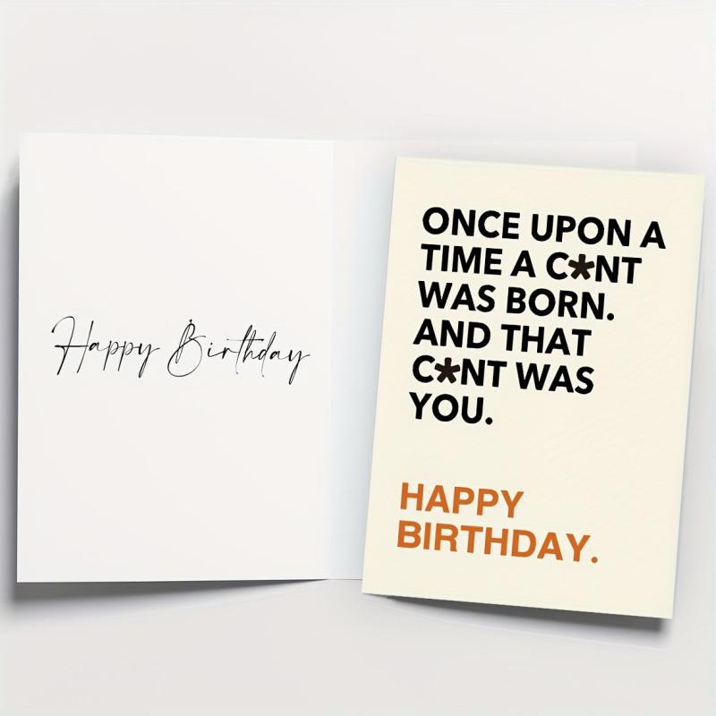Funny Happy Birthday Card For Friends Her Him Women Men Birthday