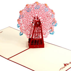 3D Ferris Wheel Greeting Card - Unique Creative Gift