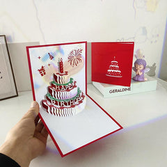 3D Pop up Birthday Light up Greeting Card