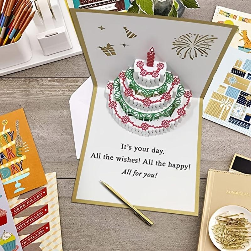3D Pop up Birthday Light up Greeting Card