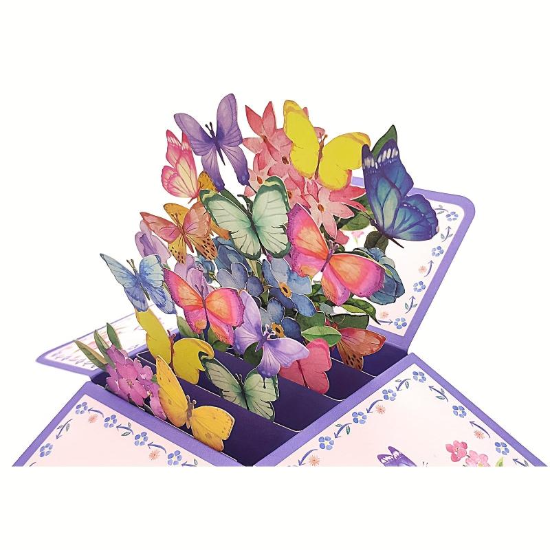 3D Pop Up Butterfly Cards Butterflies Greeting Cards For Mom Birthday