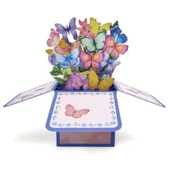 3D Pop Up Butterfly Cards Butterflies Greeting Cards For Mom Birthday
