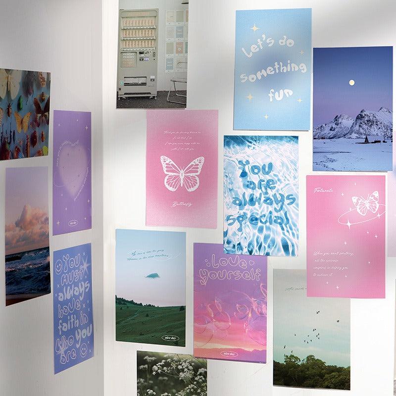30pcs Artistic Souvenir Set Life Photography Blessings Greeting Cards