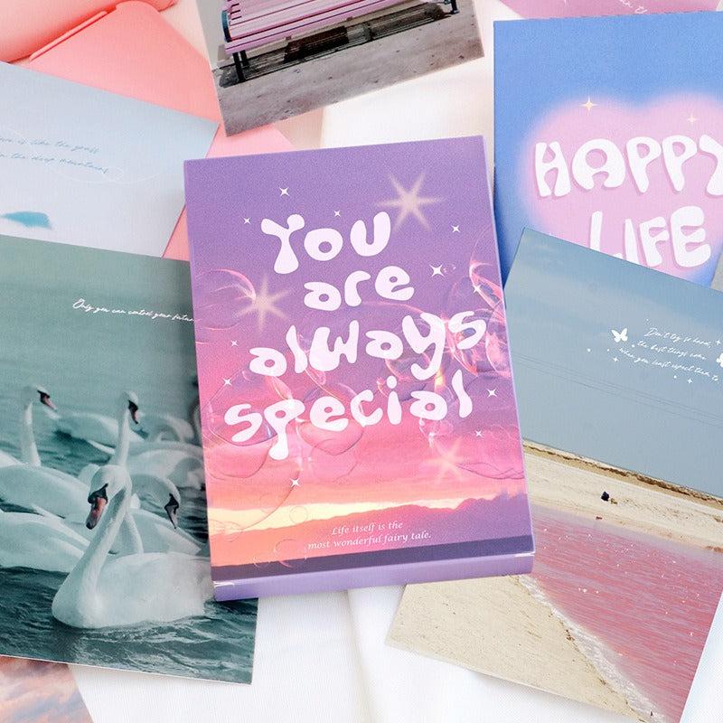 30pcs Artistic Souvenir Set Life Photography Blessings Greeting Cards