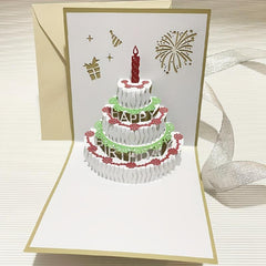 3D Cake Birthday Card