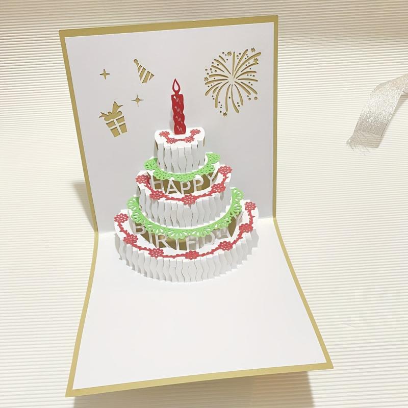 3D Cake Birthday Card