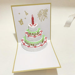 3D Cake Birthday Card
