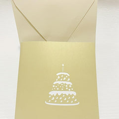 3D Cake Birthday Card