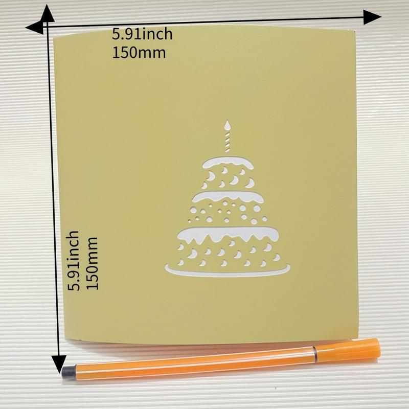 3D Cake Birthday Card