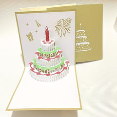 3D Cake Birthday Card