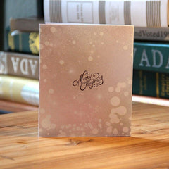 3D Merry Christmas Tree Greeting Cards Postcards Birthday Gift