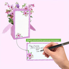 Orchids Pop Up Card - Ideal Gift for Any Occasion