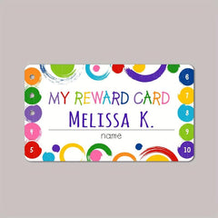 50pcs Reward Cards with Punch Cards | Student Awards Tags