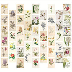 Retro Flower Wall Collage Kit in Yellow for Dreamy Room Decor