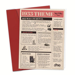 90th Birthday Poster Card For Parents Grandparents Wife Or Husband Vintage Style