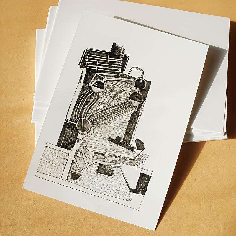 30pcs 3-Color Blank Greeting Cards Postcards Set DIY Note Paper Index Cards