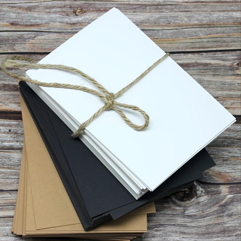30pcs 3-Color Blank Greeting Cards Postcards Set DIY Note Paper Index Cards