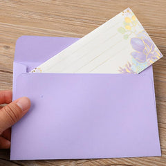 6pcs Small Fresh Bronzing Western Envelopes