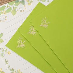 6pcs Small Fresh Bronzing Western Envelopes