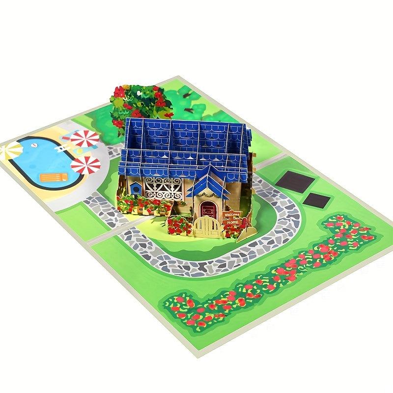 Welcome Home 3D Pop Up Card Housewarming Gift Card Envelopes