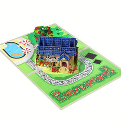 Welcome Home 3D Pop Up Card Housewarming Gift Card Envelopes