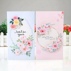 3D Flower Greeting Card for Mother Teacher Qixi