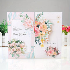 3D Flower Greeting Card for Mother Teacher Qixi