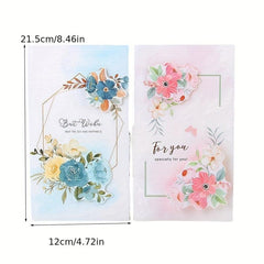3D Flower Greeting Card for Mother Teacher Qixi