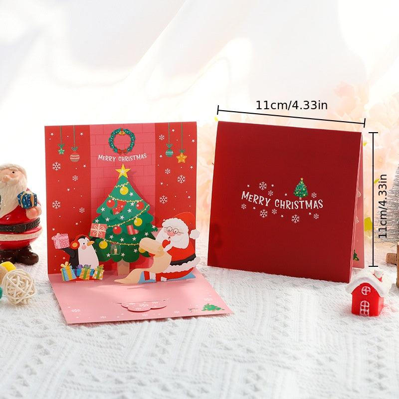 3D Christmas Tree Card Creative Gift