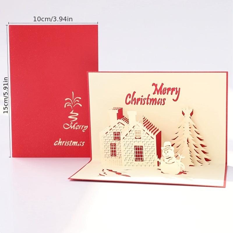 3D Christmas Tree Card Creative Gift