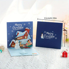 3D Christmas Tree Card Creative Gift