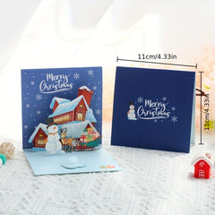 3D Christmas Tree Card Creative Gift