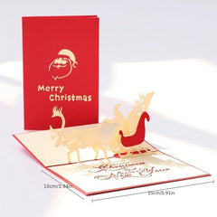 3D Christmas Tree Card Creative Gift