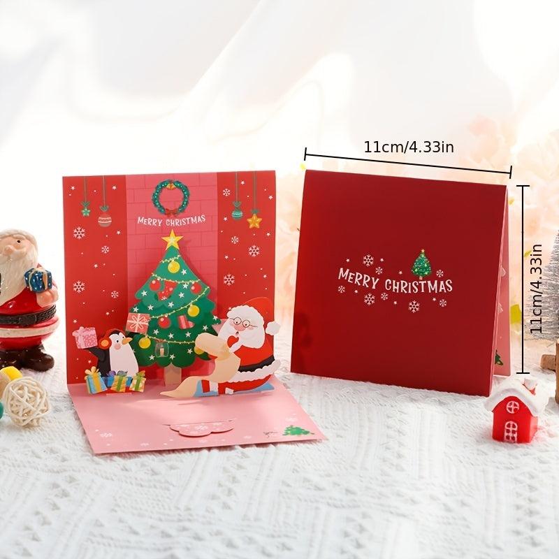 3D Christmas Tree Card Creative Gift