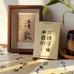 30pcs Traditional Chinese Blessing Postcards Stationery School Supplies