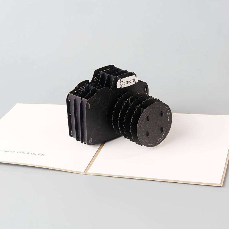 3D Pop Up Camera Card Greeting Card for All Occasions
