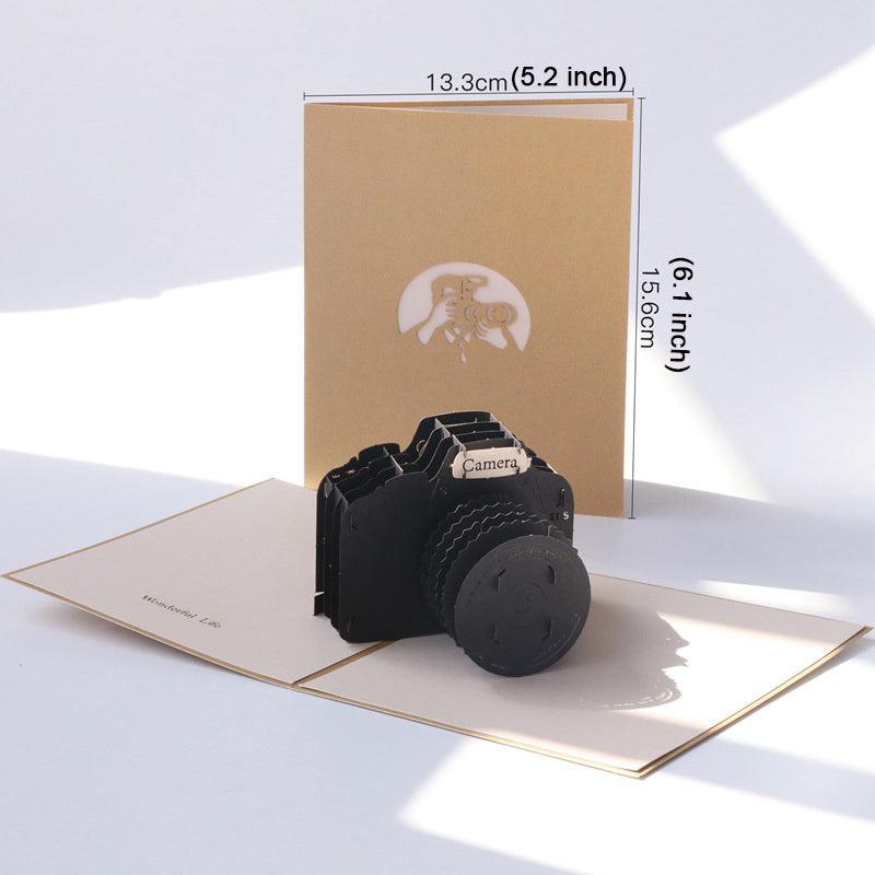 3D Pop Up Camera Card Greeting Card for All Occasions