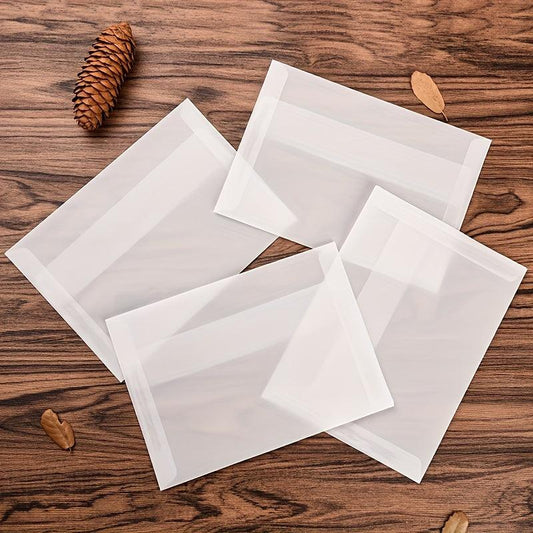 30Pcs Vintage Translucent Vellum Envelopes DIY Gift Wallet Envelope