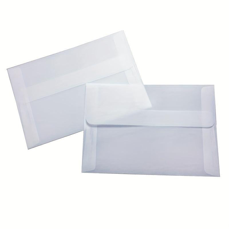 30Pcs Vintage Translucent Vellum Envelopes DIY Gift Wallet Envelope