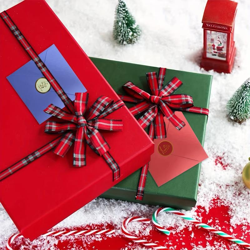 Pop Up Xmas Cards 6Pk Envelopes Stickers