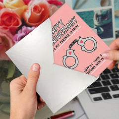 Funny Anniversary Card Romantic Spouse Humor Married Couples Card With Envelope