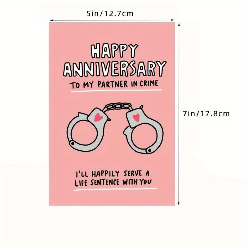 Funny Anniversary Card Romantic Spouse Humor Married Couples Card With Envelope