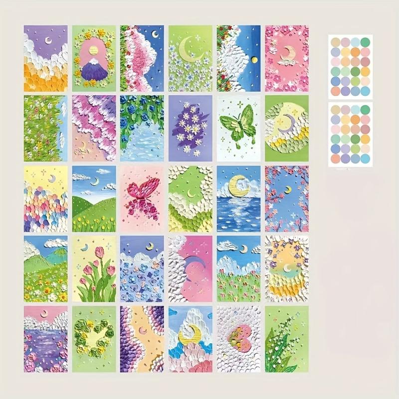 30pcs Dream Beauty Wall Art Decoration Cards - Room Dorm Decor Postcards