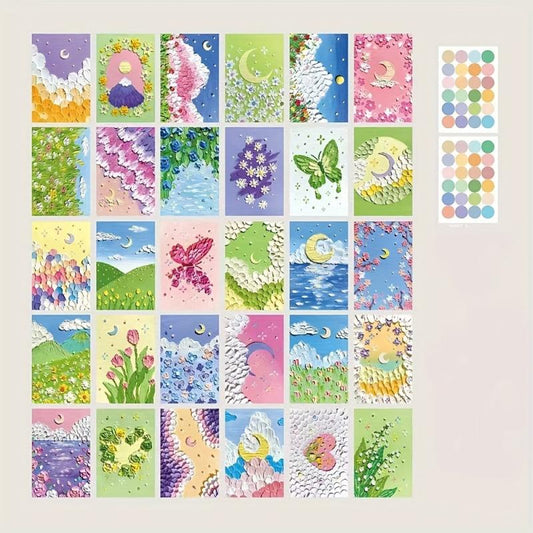 30pcs Dream Beauty Wall Art Decoration Cards - Room Dorm Decor Postcards