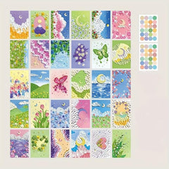 30pcs Dream Beauty Wall Art Decoration Cards - Room Dorm Decor Postcards