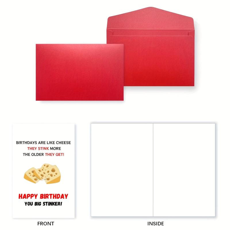 Funny Birthday Card With Envelope Playful Wishes For Mother Sister