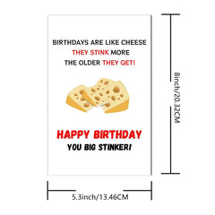 Funny Birthday Card With Envelope Playful Wishes For Mother Sister
